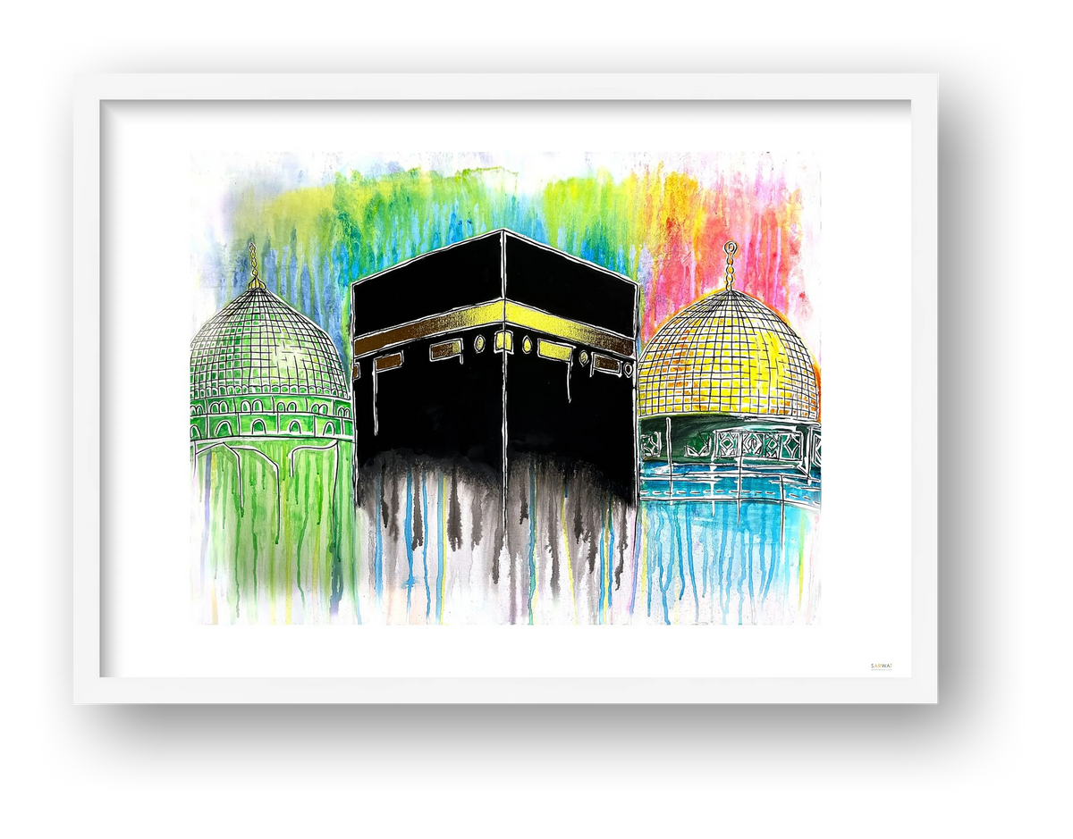 United in Faith not Place — framed
