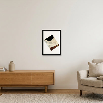 The Drape — A3 (30×42cm, 12×17") Black Frame