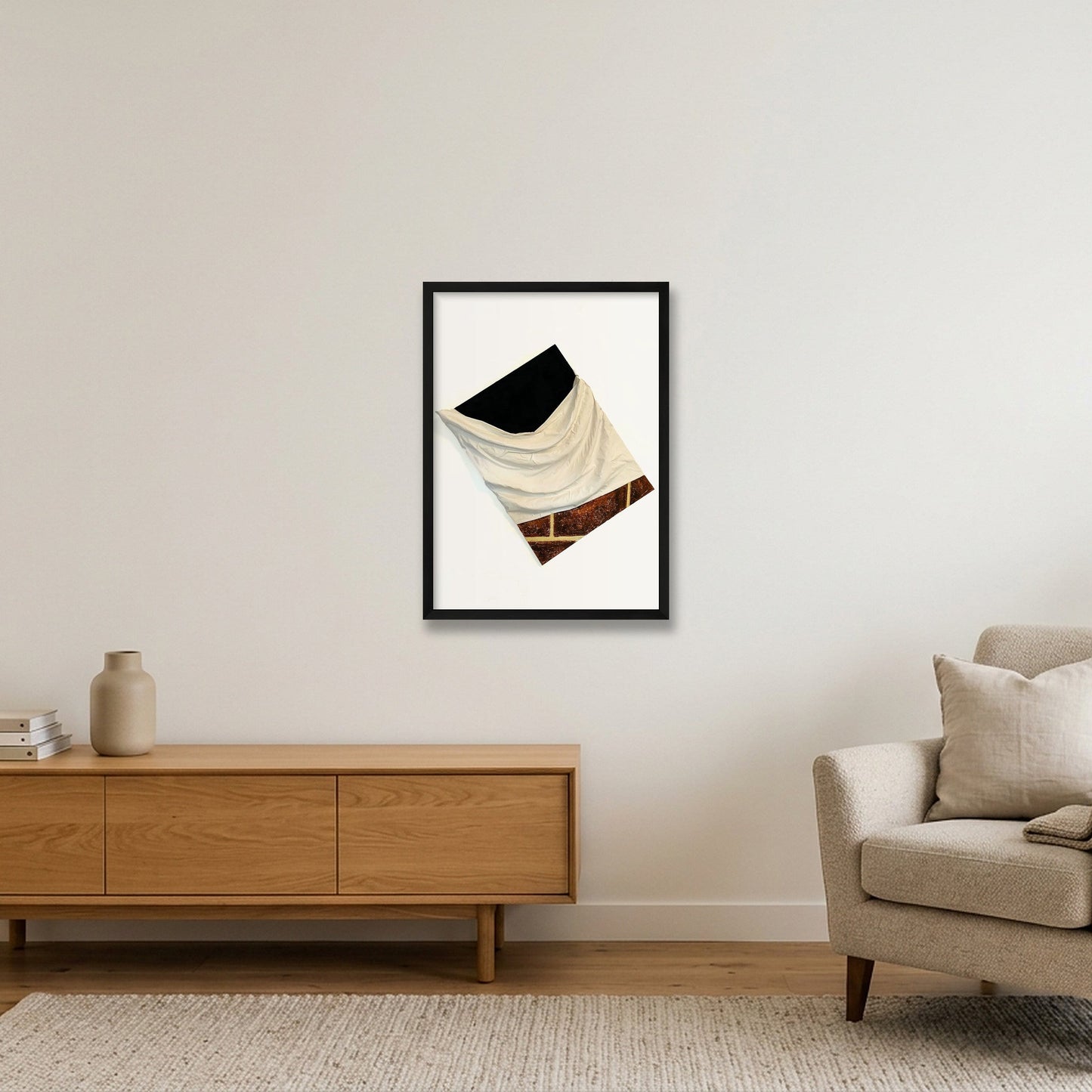 The Drape — 42×59cm, 17×23" Black Frame