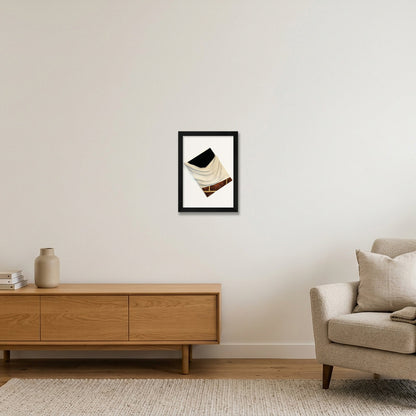 The Drape — A4 (21×30cm, 8×12") Black Frame