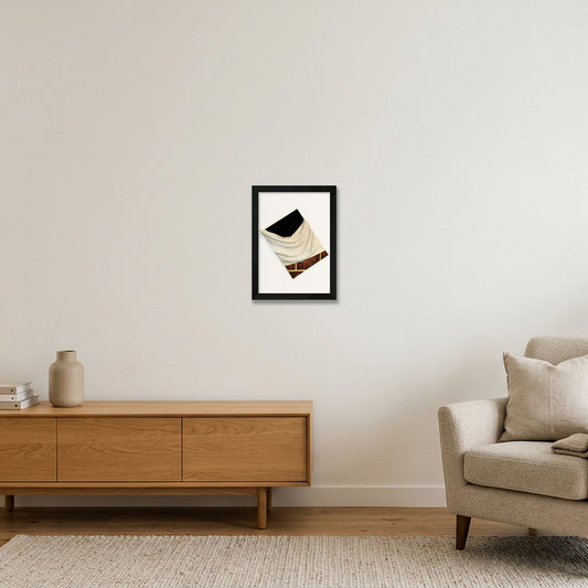 The Drape — A4 (21×30cm, 8×12") Black Frame