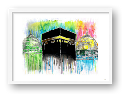 United in Faith not Place — framed