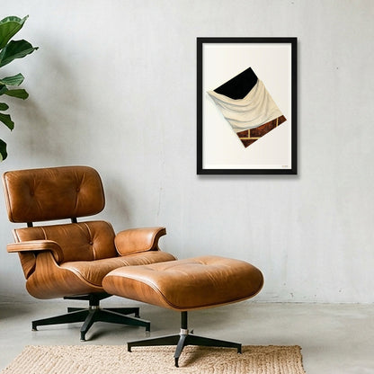 The Drape — A3 (30×42cm, 12×17") Black Frame